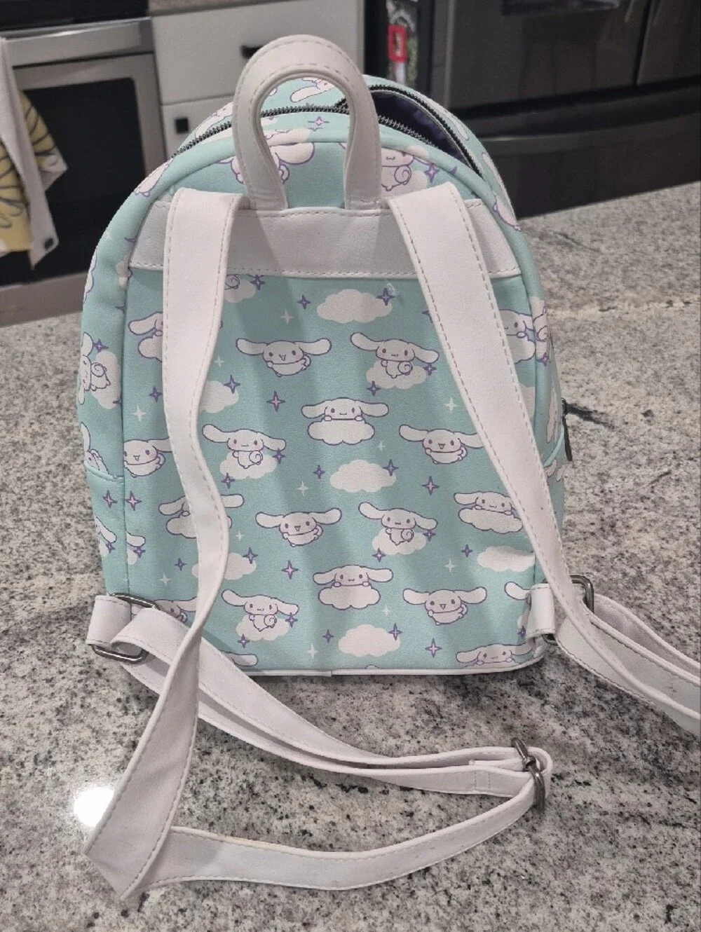Loungefly Cinnamoroll Kids Mini Backpack - Mint with Purple and White